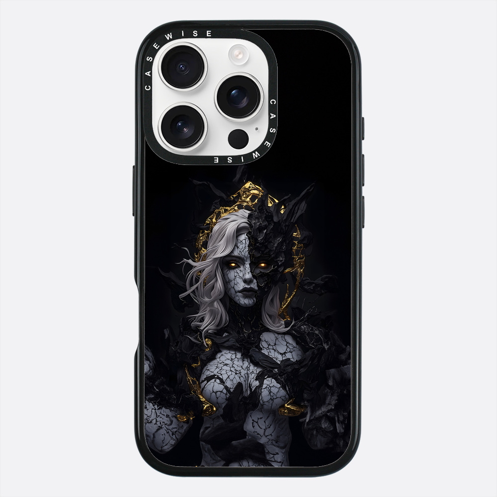 Dziewczyna z gotyckiego czarnego marmuru - Etui