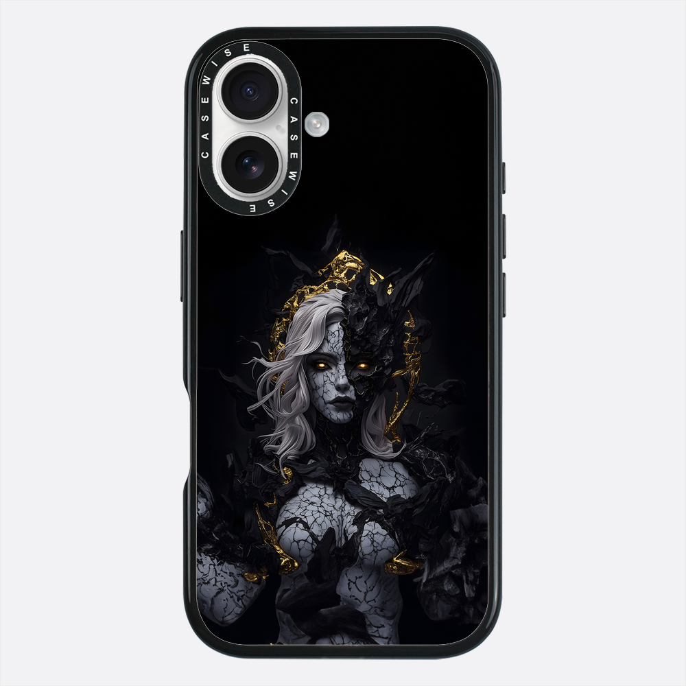 Dziewczyna z gotyckiego czarnego marmuru - Etui