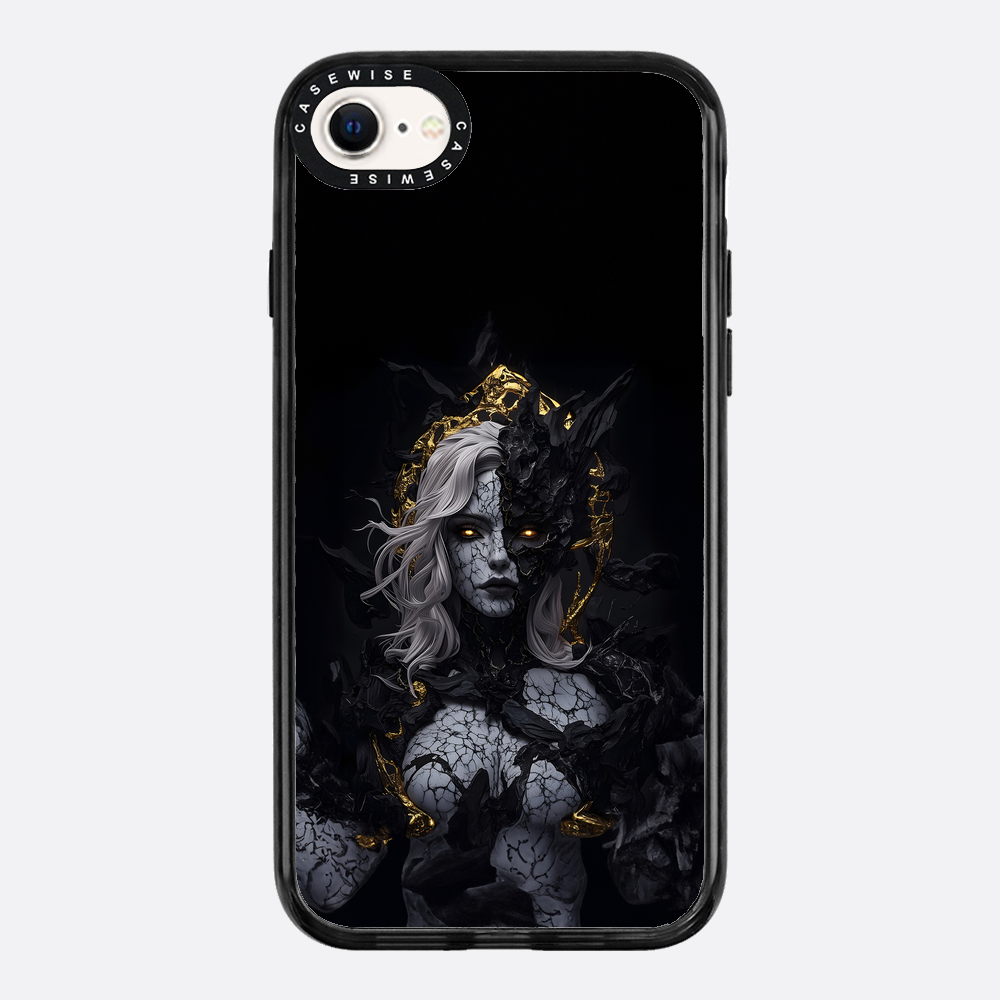 Dziewczyna z gotyckiego czarnego marmuru - Etui