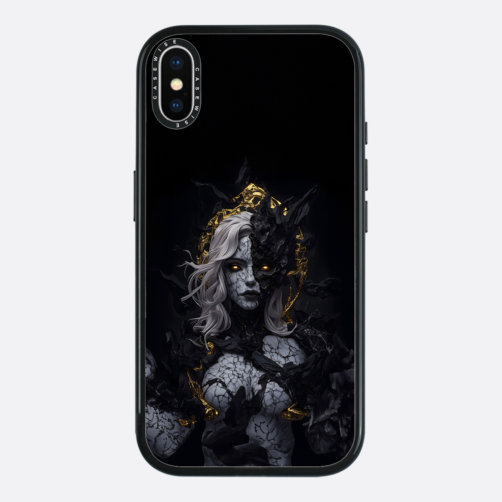 Dziewczyna z gotyckiego czarnego marmuru - Etui