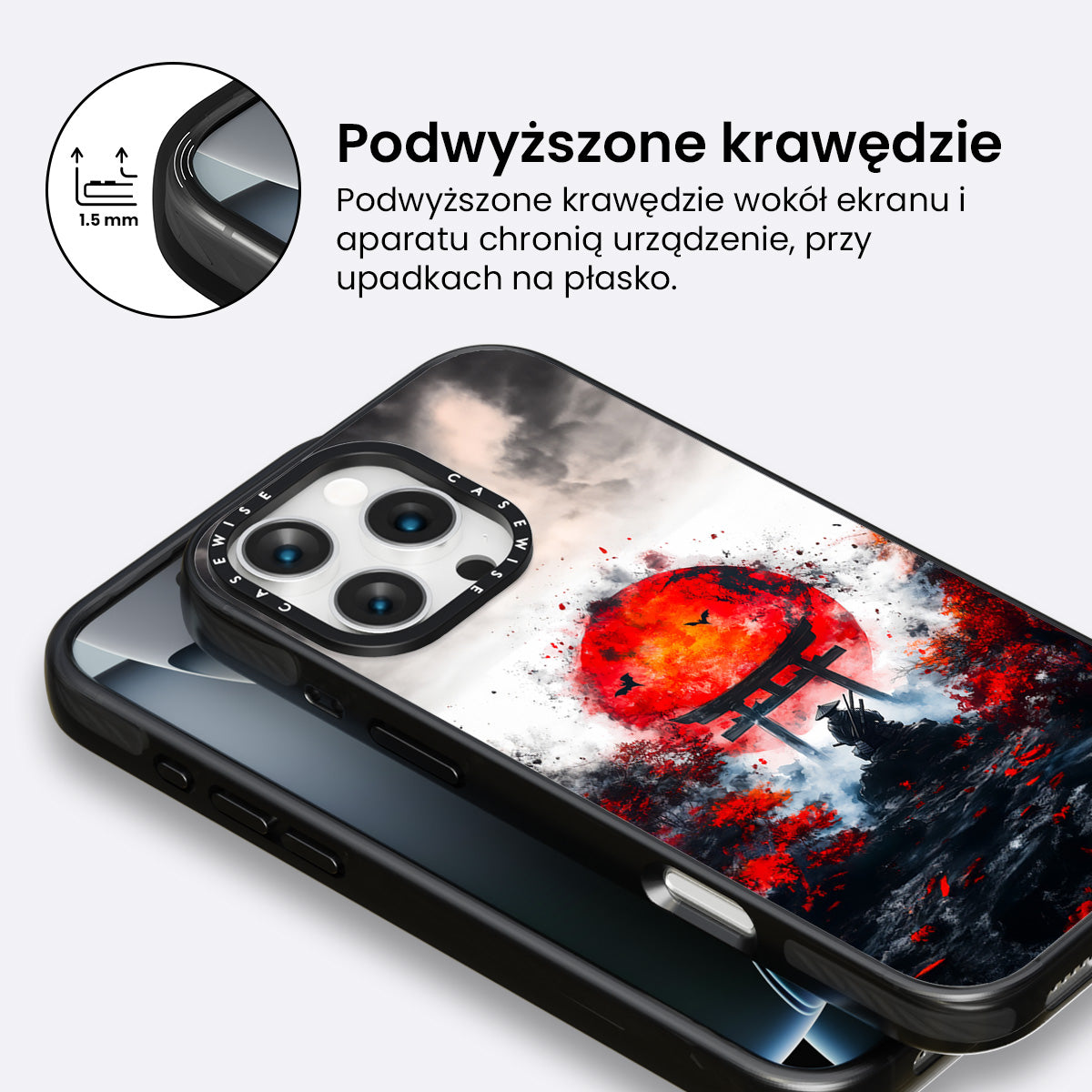 Spokojna brama torii samurajów - Etui