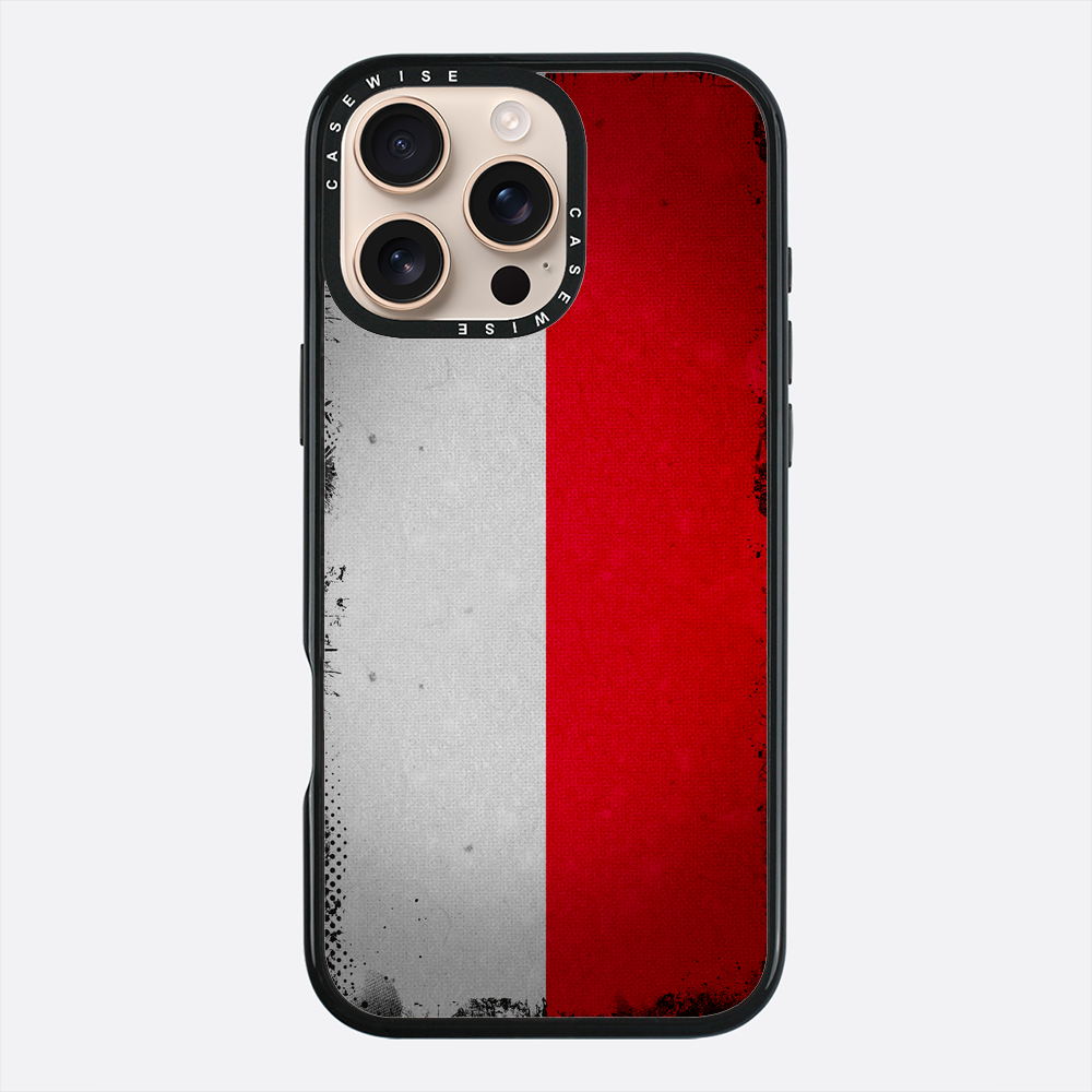 Polska flaga grunge - Etui