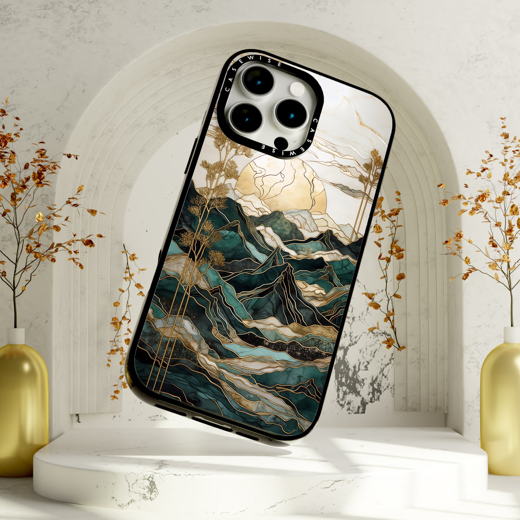 Abstract Mountain Sunset - Etui
