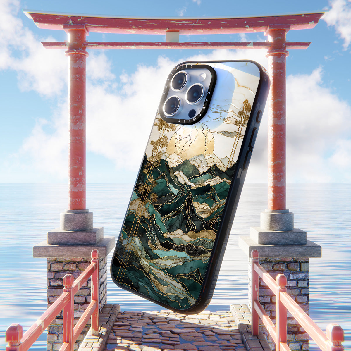 Abstract Mountain Sunset - Etui