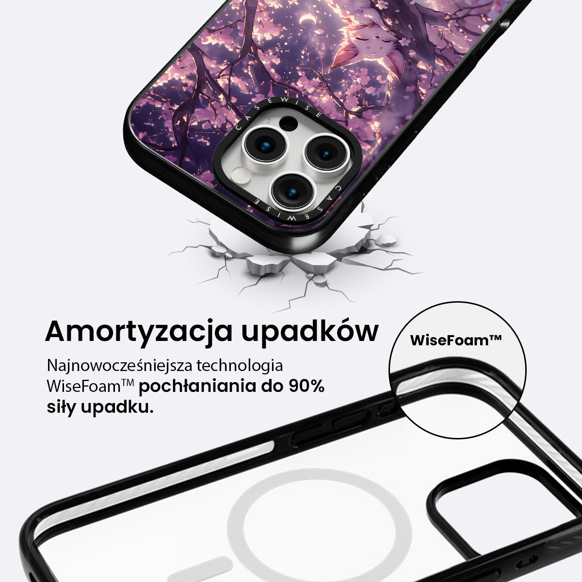 Śpiący Kitsune Fox - Etui