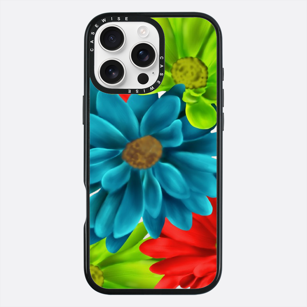 Kwiaty w wyrazistych kolorach - Etui