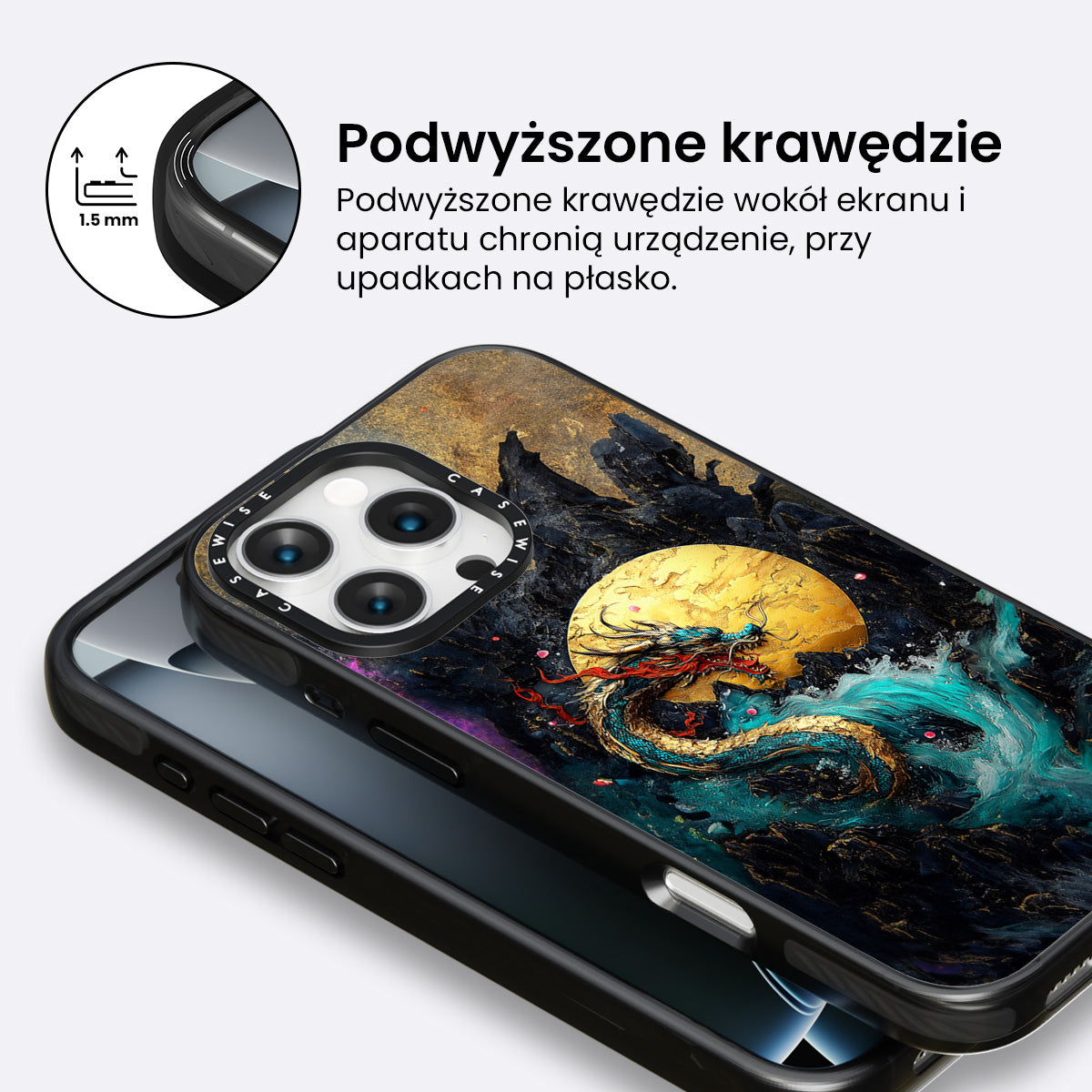 Złoty Szmaragdowy Smok - Etui
