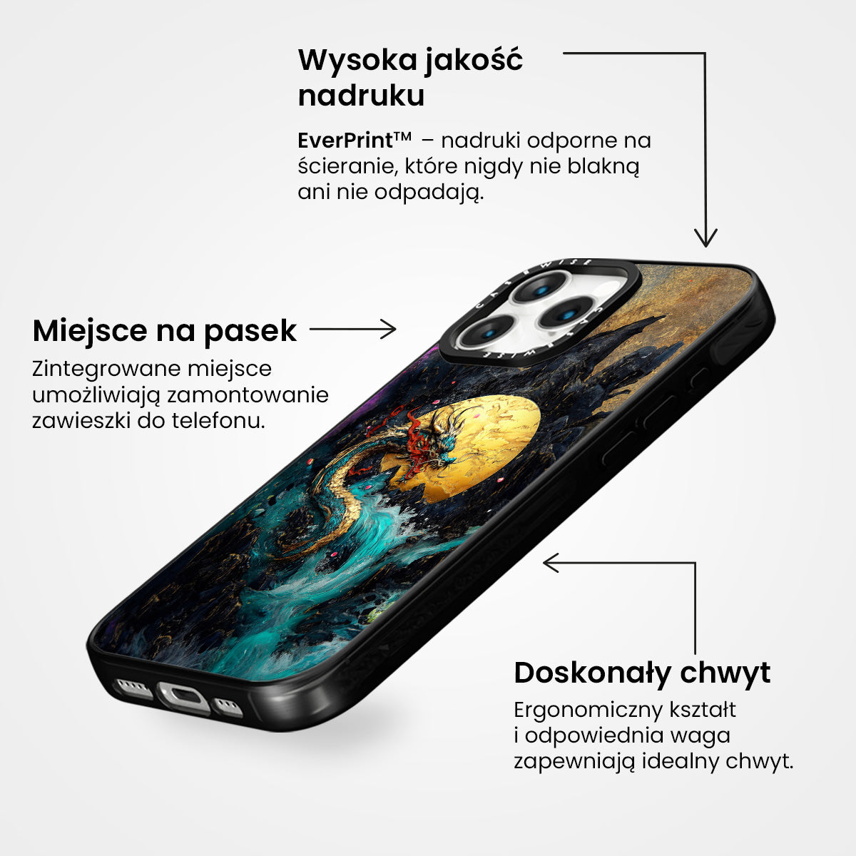 Złoty Szmaragdowy Smok - Etui