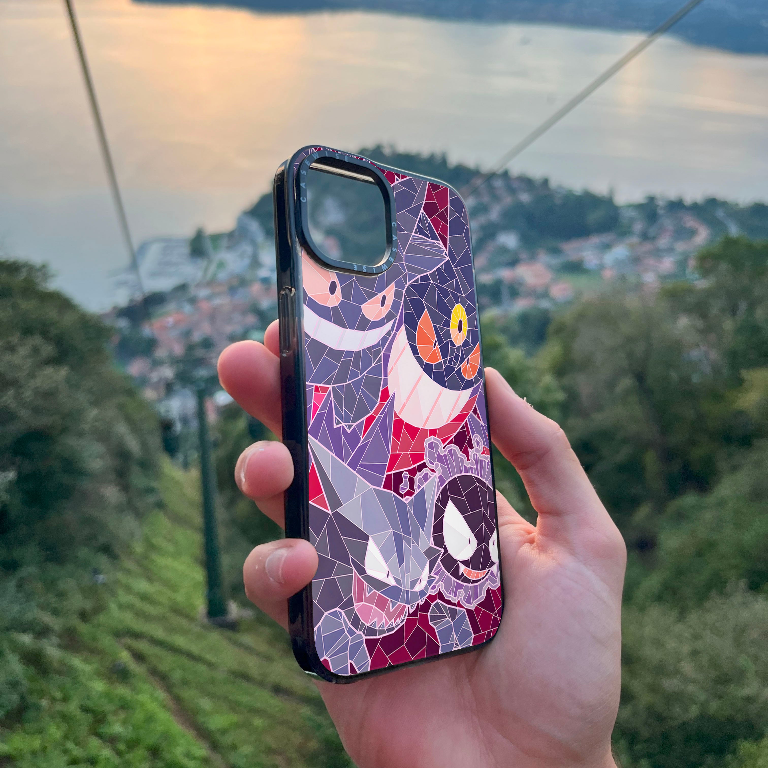 Gengar, Haunter, Mismagius i Gastly Mozaika - Etui