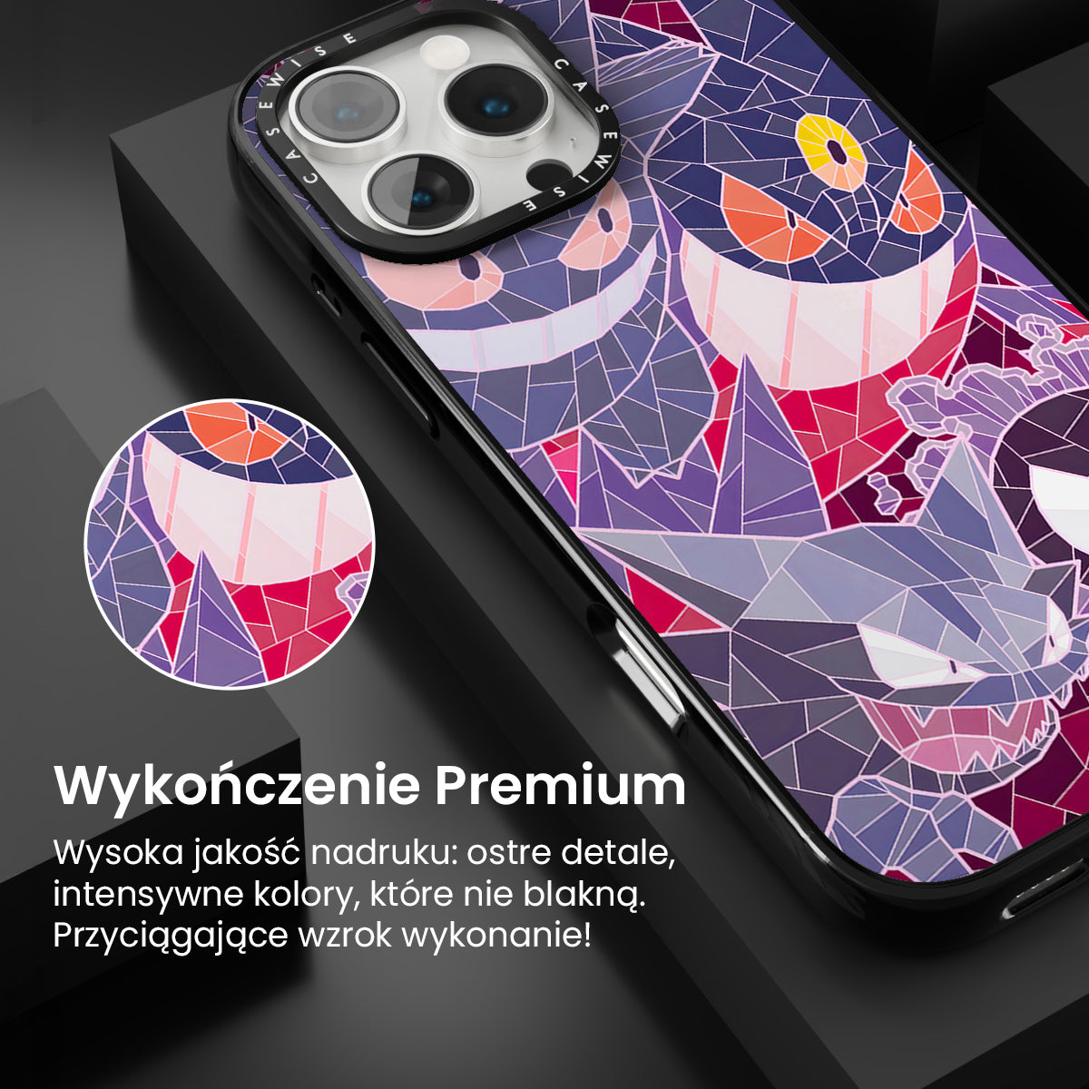 Gengar, Haunter, Mismagius i Gastly Mozaika - Etui