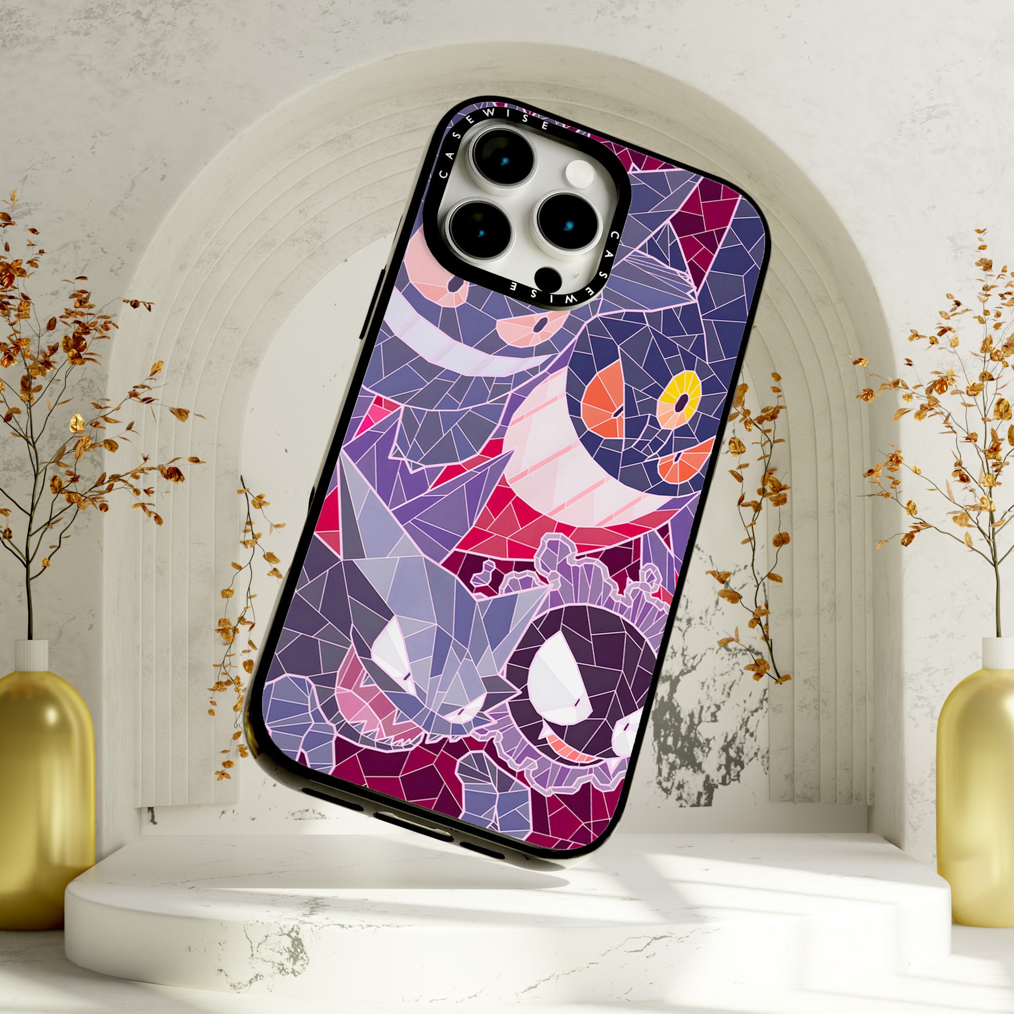 Gengar, Haunter, Mismagius i Gastly Mozaika - Etui