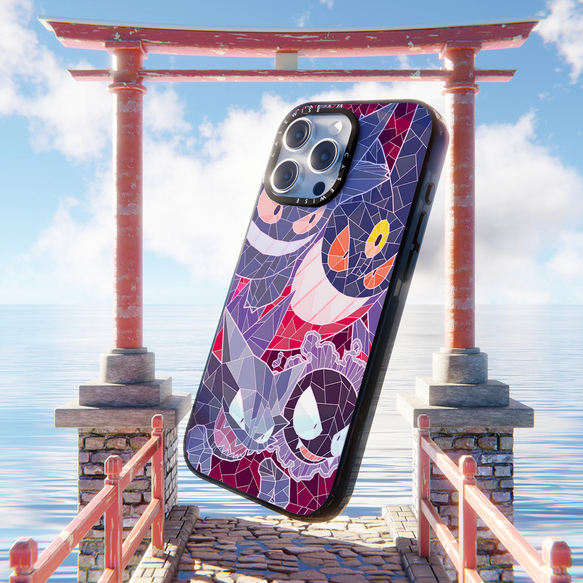 Gengar, Haunter, Mismagius i Gastly Mozaika - Etui