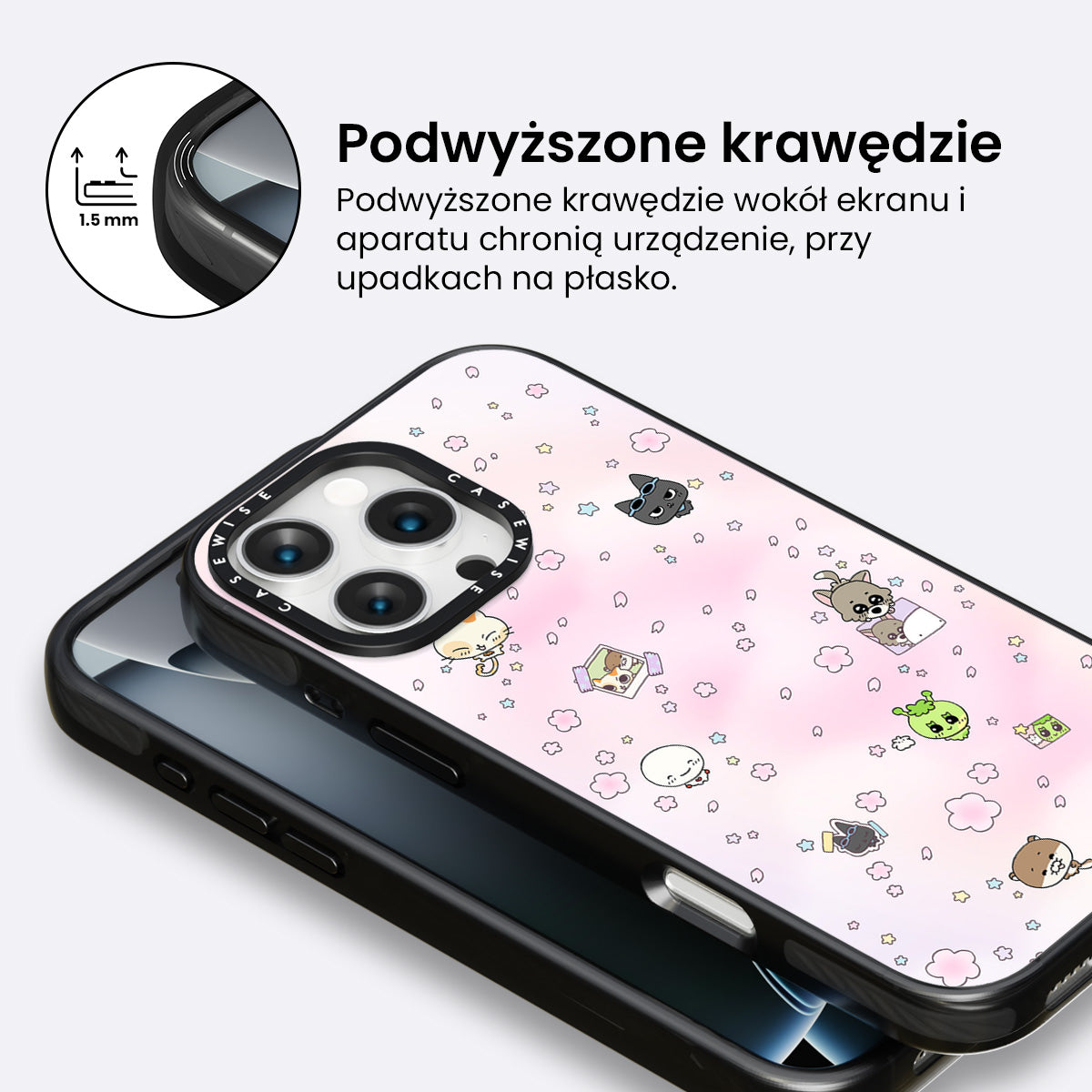 Pastelowy Kosmos Przyjaciół - Etui