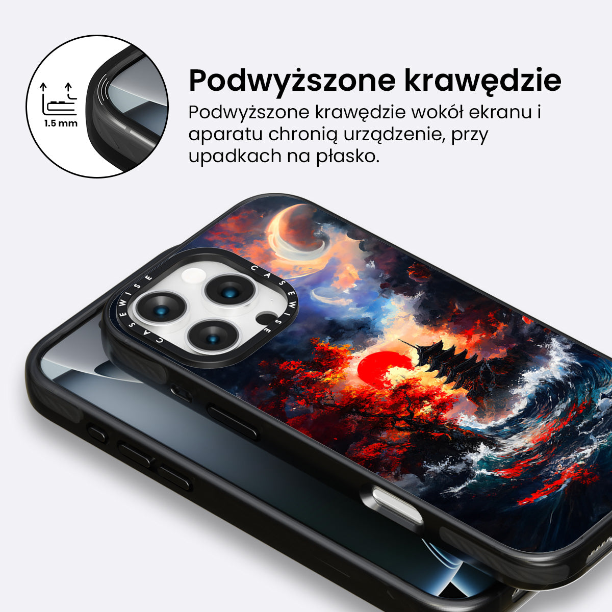 Ogniste niebo nad oceanem - Etui