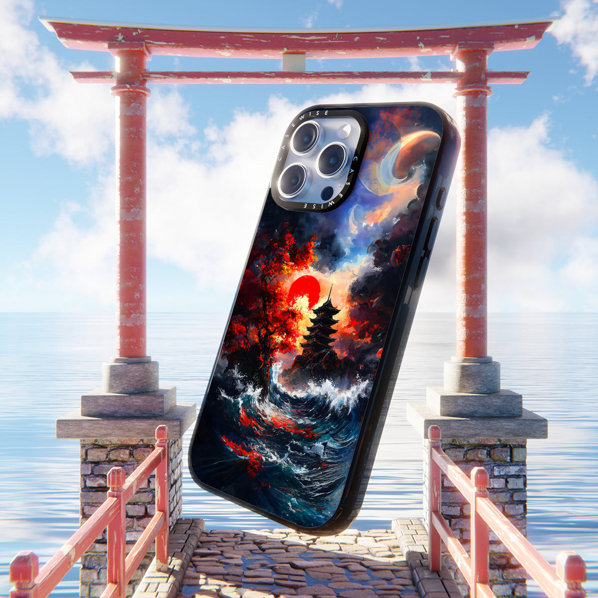 Ogniste niebo nad oceanem - Etui