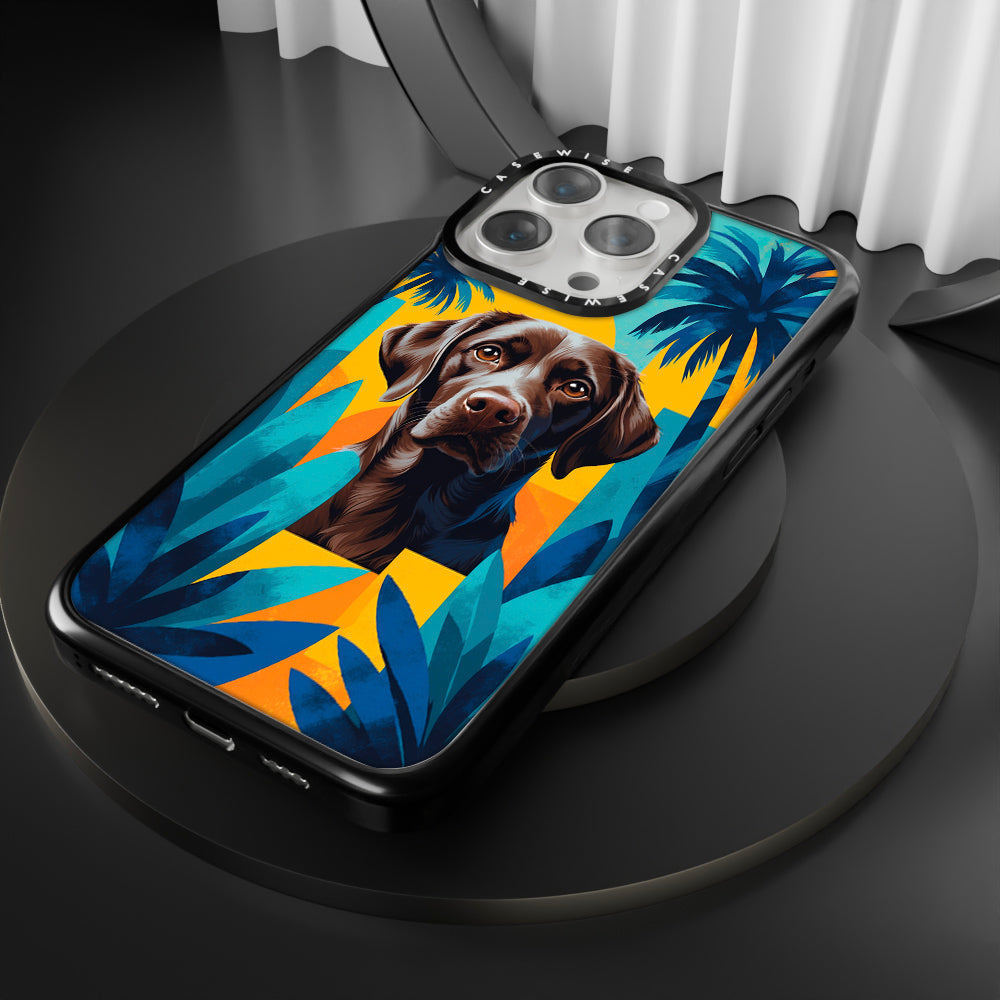 Uroczy abstrakcyjny pies - Etui