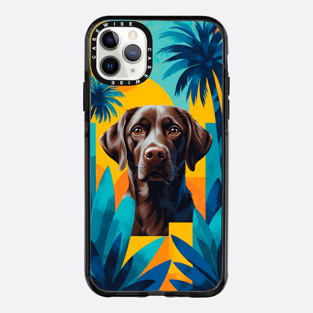 Uroczy abstrakcyjny pies - Etui