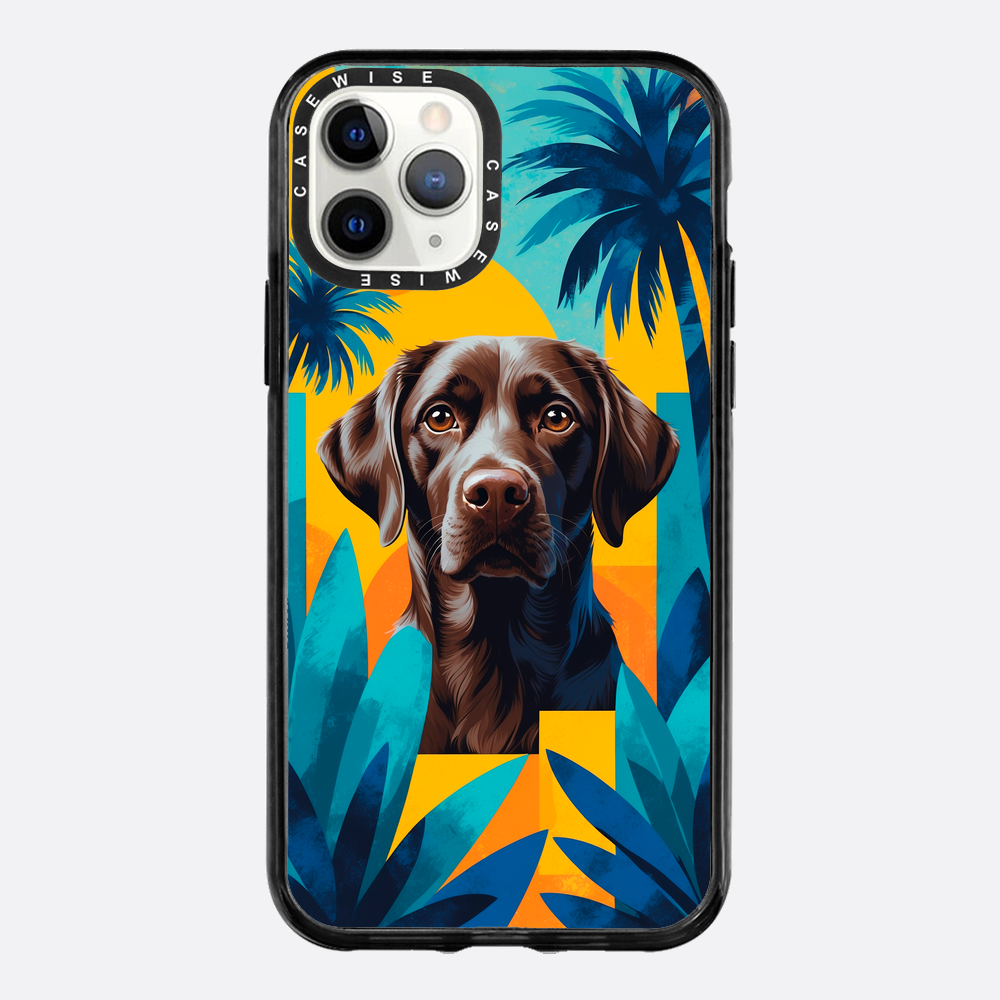 Uroczy abstrakcyjny pies - Etui