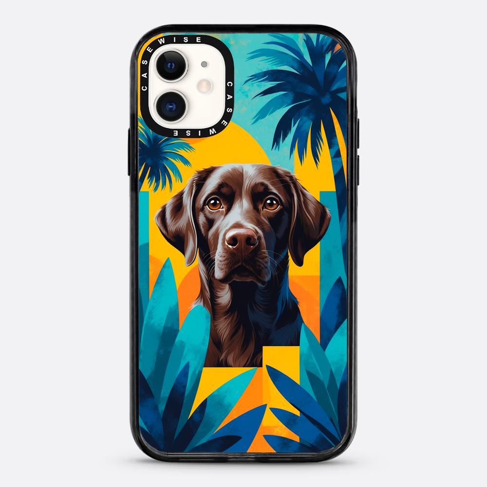 Uroczy abstrakcyjny pies - Etui