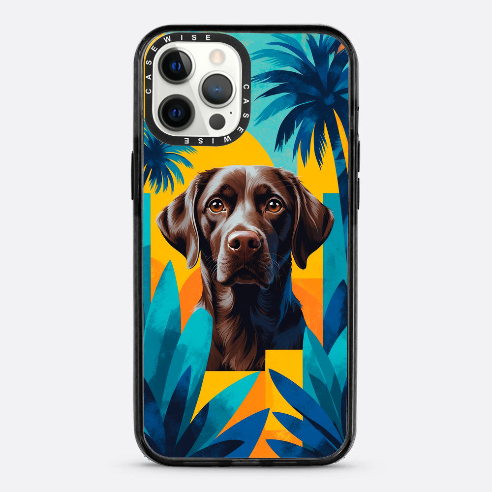 Uroczy abstrakcyjny pies - Etui