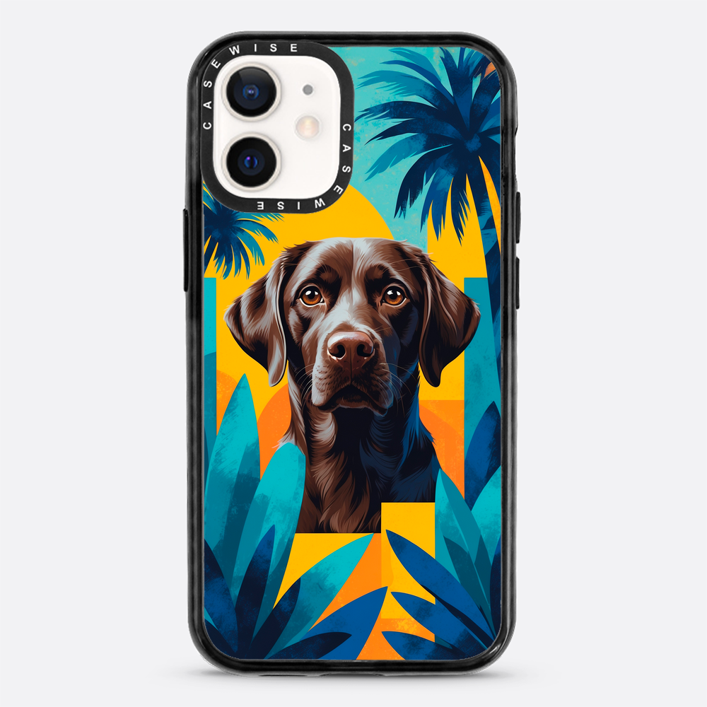 Uroczy abstrakcyjny pies - Etui