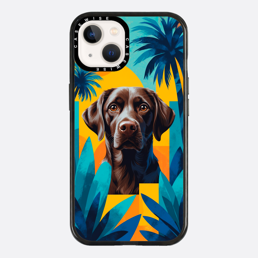 Uroczy abstrakcyjny pies - Etui