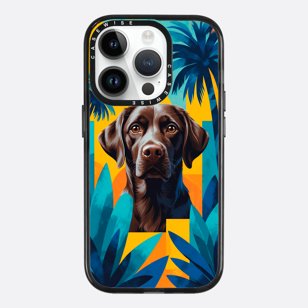 Uroczy abstrakcyjny pies - Etui