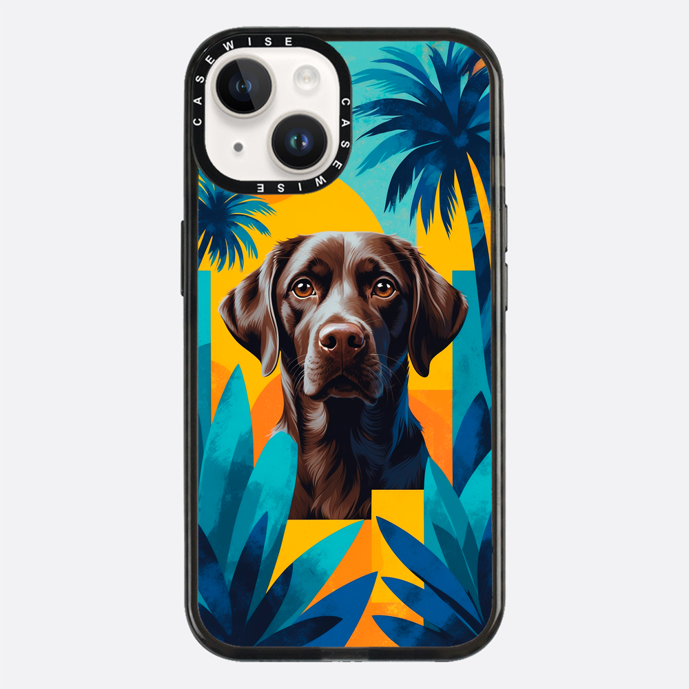 Uroczy abstrakcyjny pies - Etui