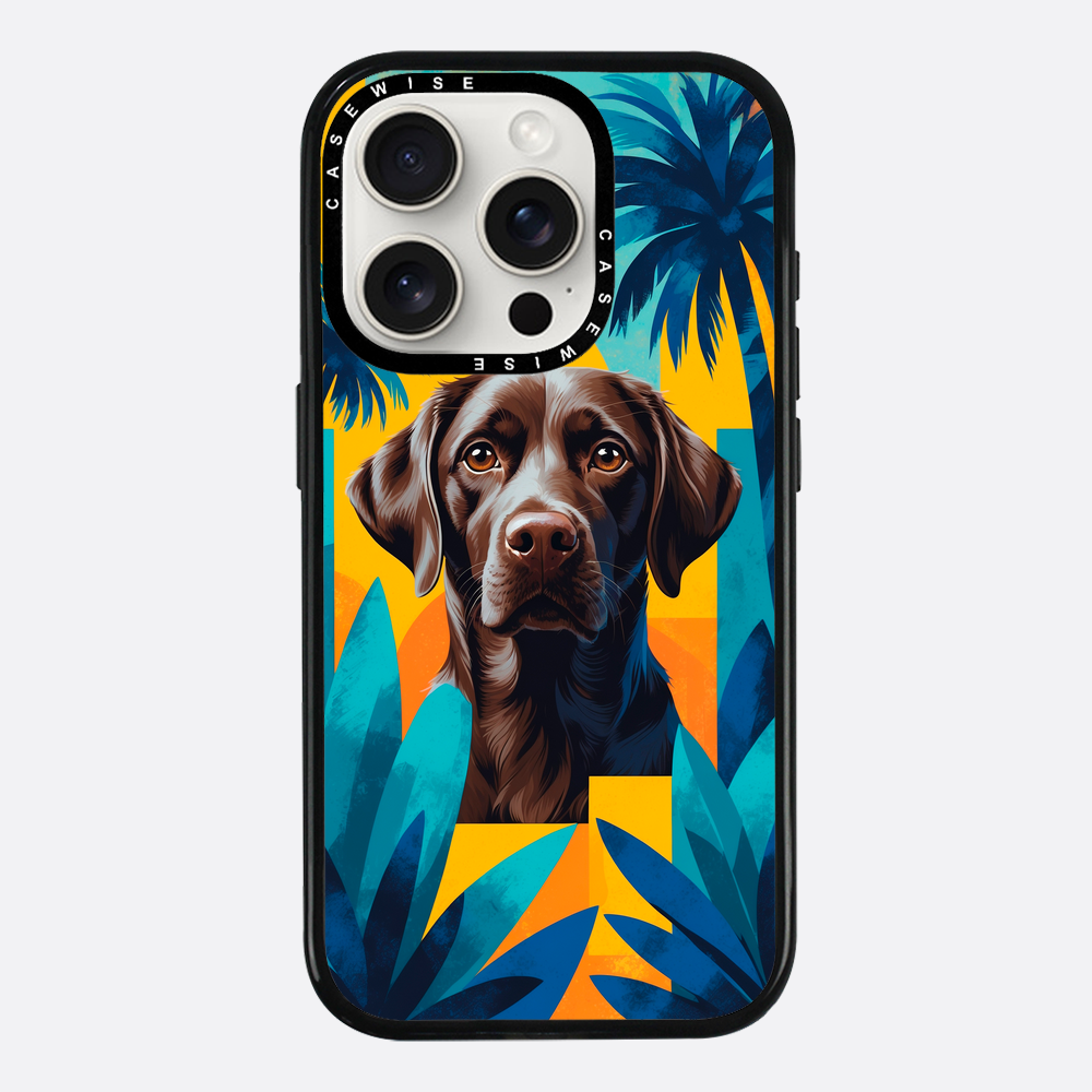 Uroczy abstrakcyjny pies - Etui