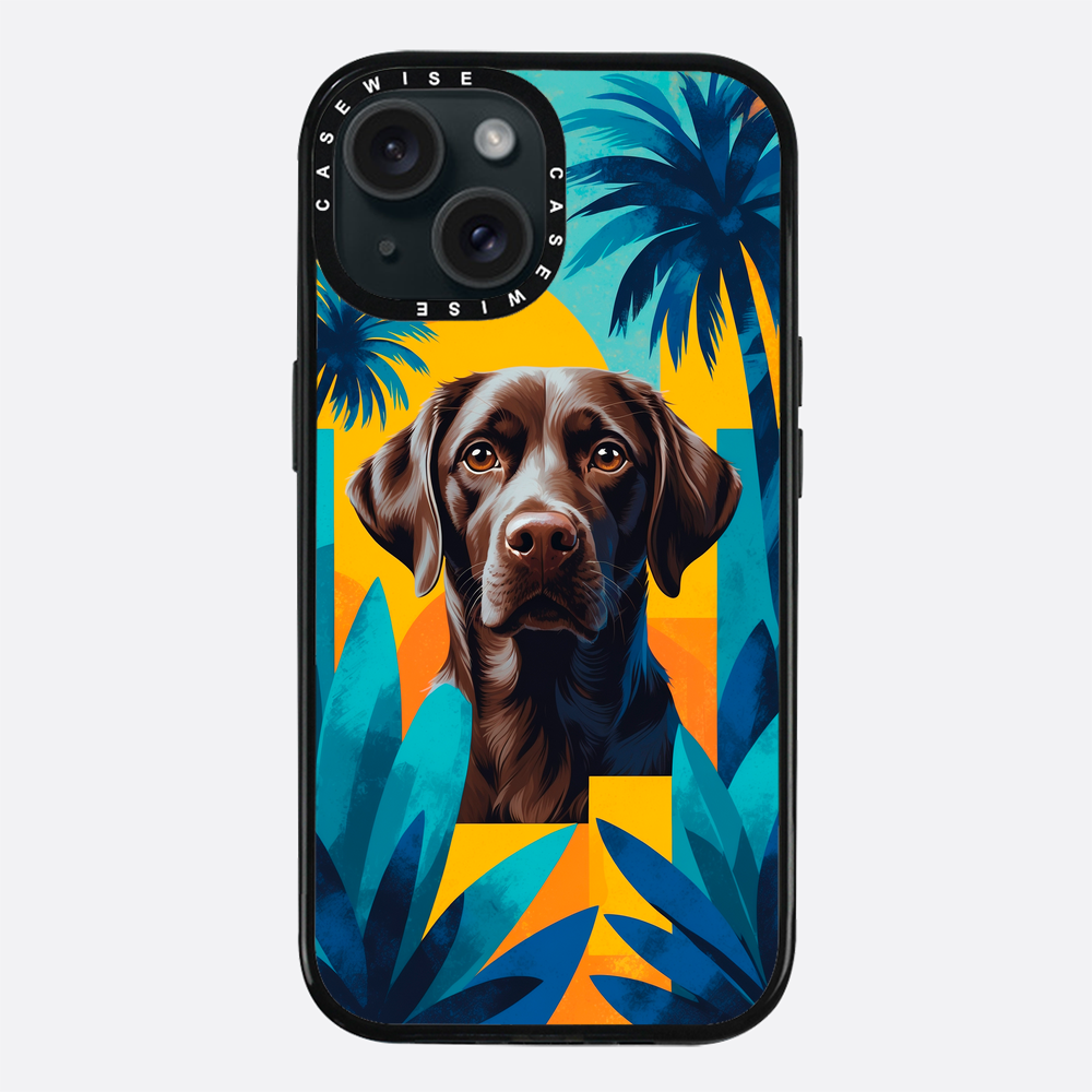 Uroczy abstrakcyjny pies - Etui