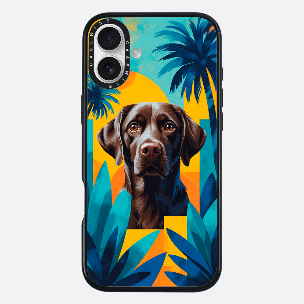 Uroczy abstrakcyjny pies - Etui