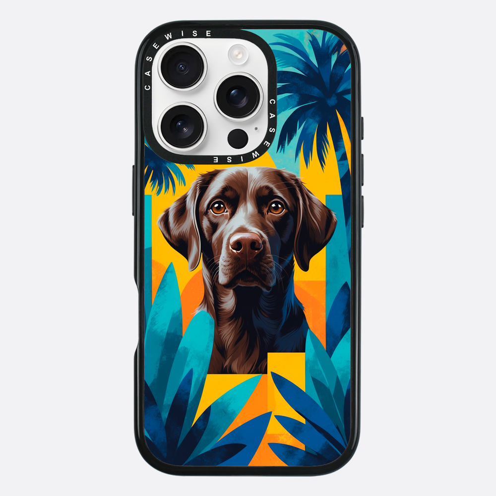 Uroczy abstrakcyjny pies - Etui