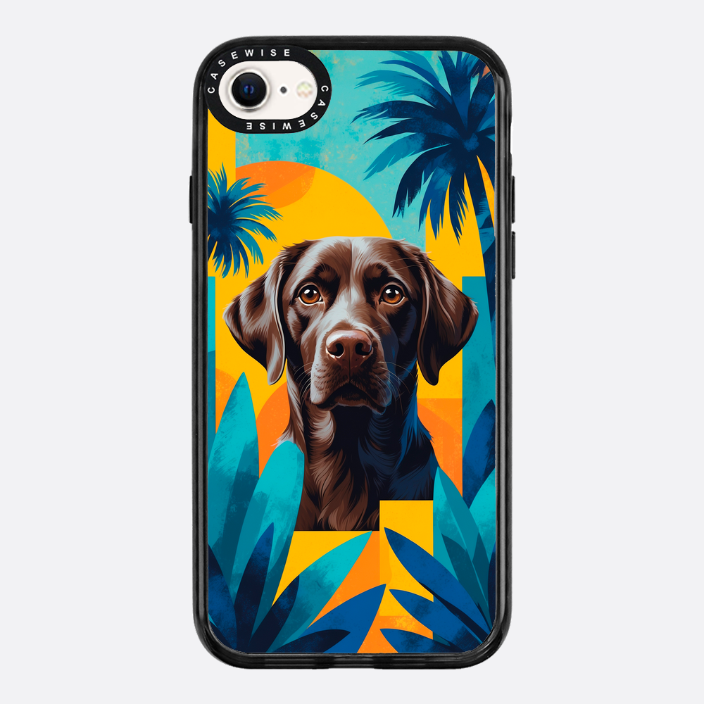 Uroczy abstrakcyjny pies - Etui