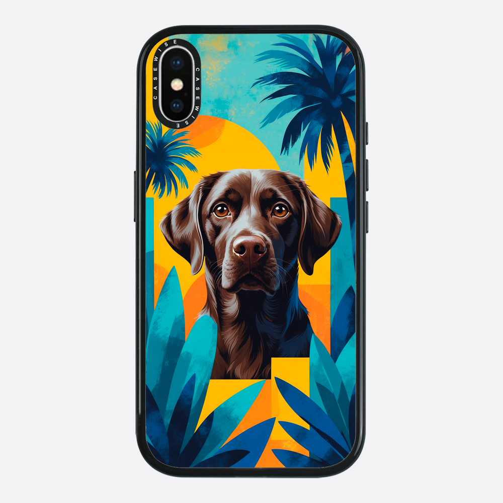 Uroczy abstrakcyjny pies - Etui