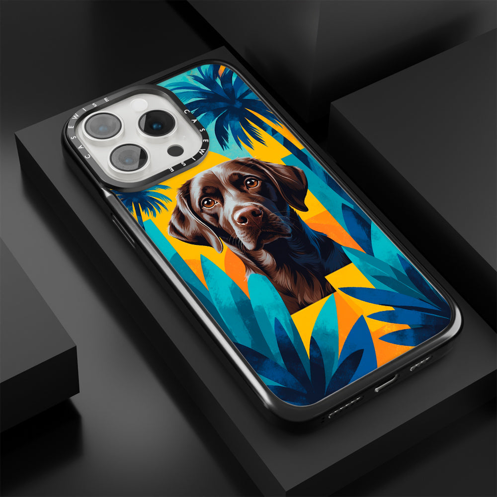 Uroczy abstrakcyjny pies - Etui