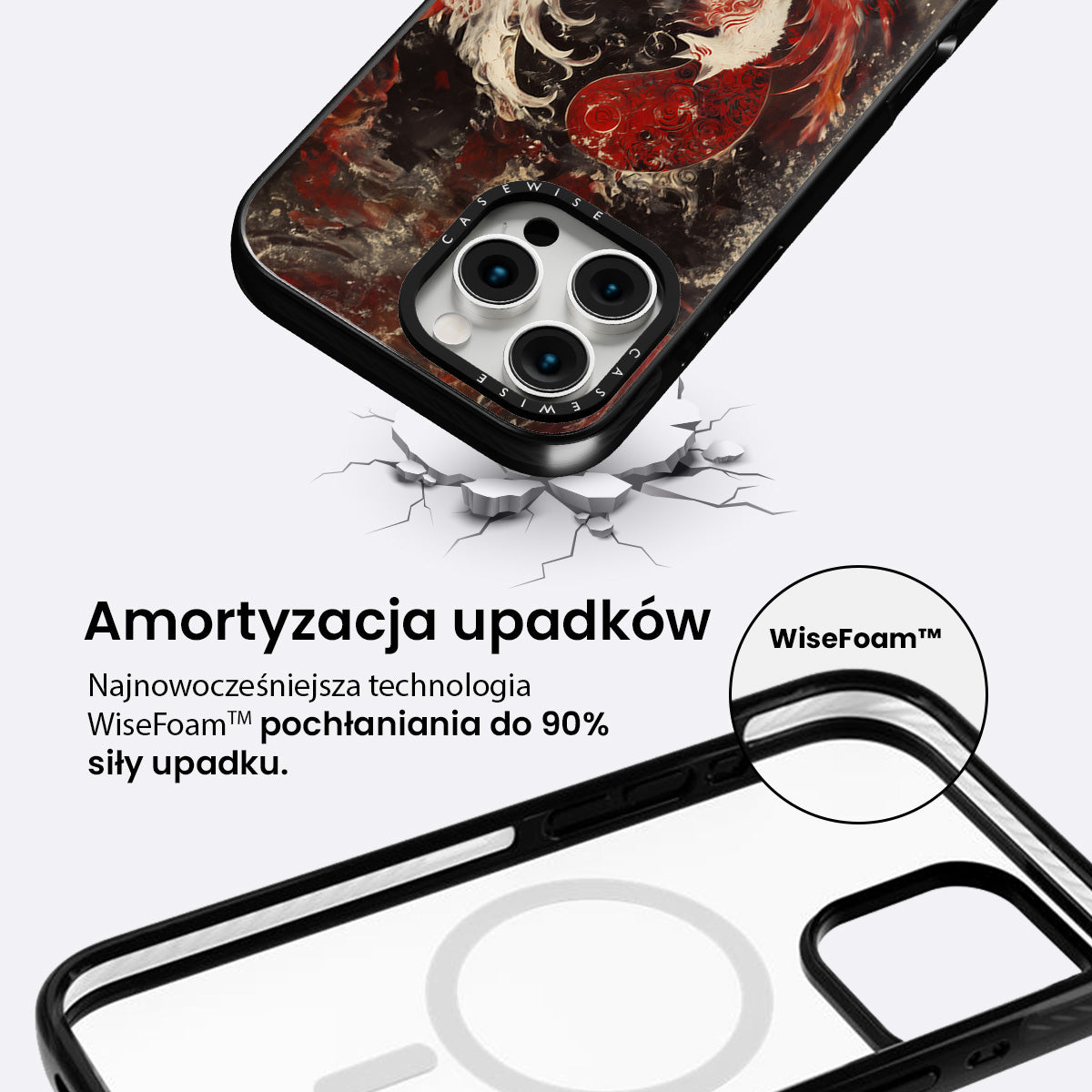 Kitsune Yin i Yang Fox - Etui