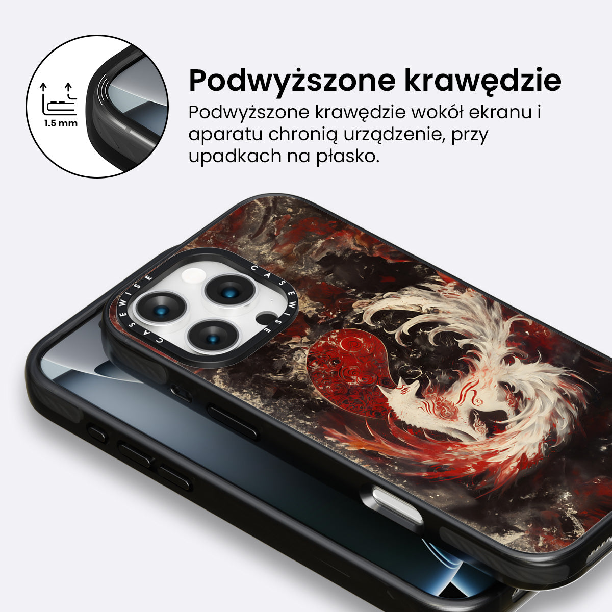 Kitsune Yin i Yang Fox - Etui