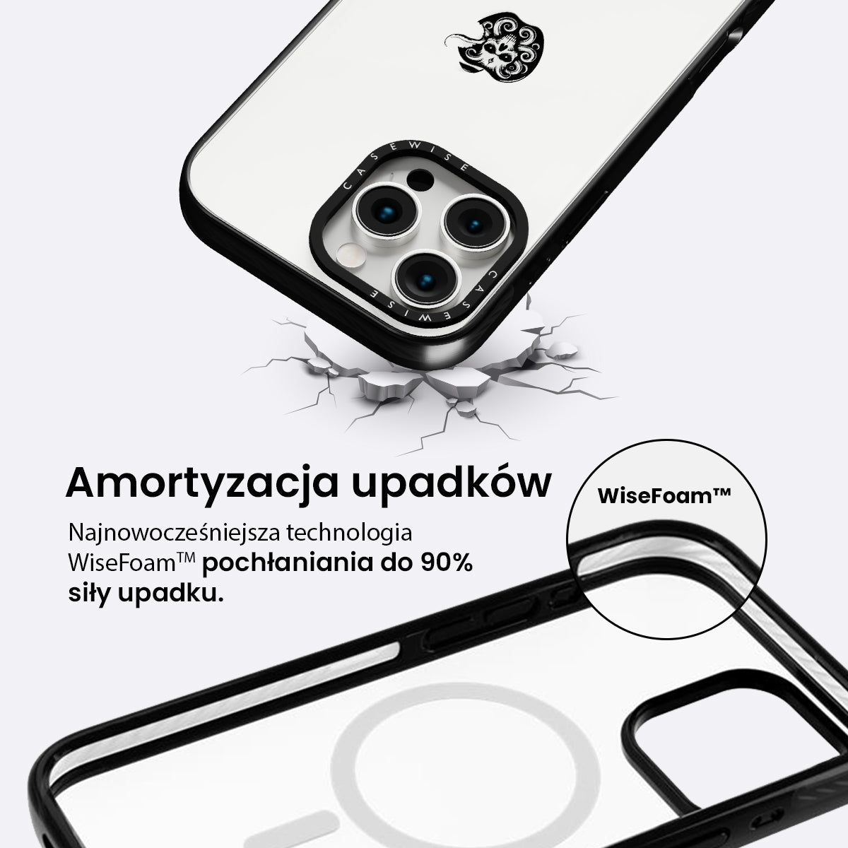 Pustka Stworzenia (czarny) - Etui