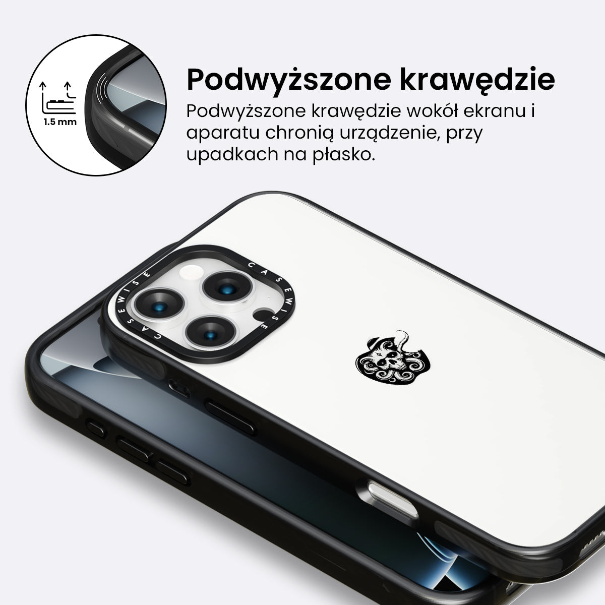Pustka Stworzenia (czarny) - Etui