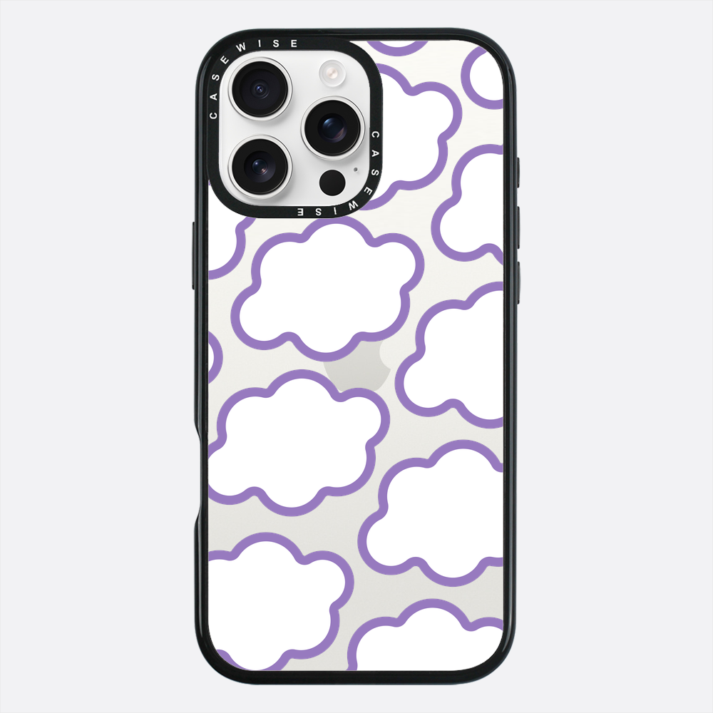 Fioletowe Chmurki - Etui