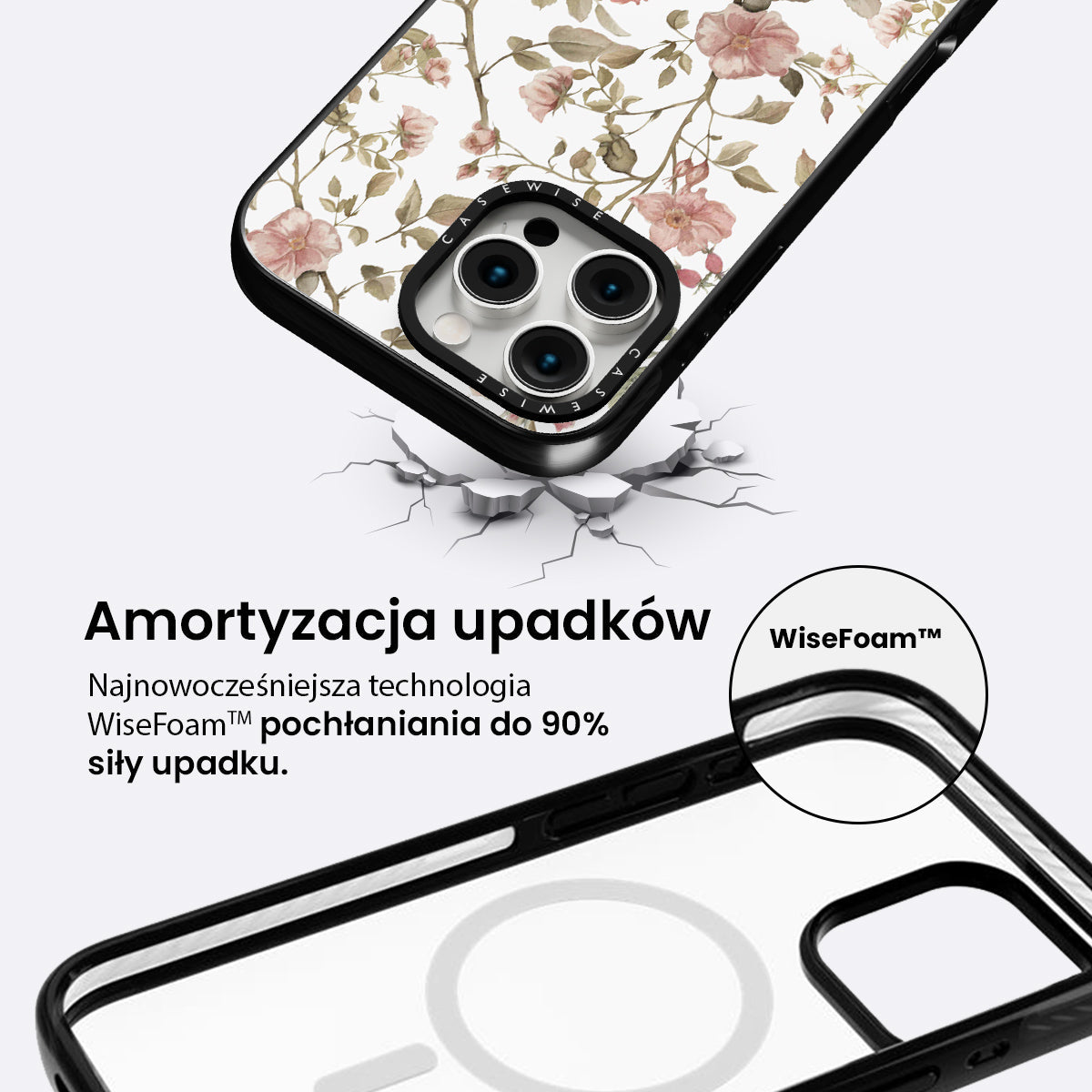 Rose Garden (biały) - Etui