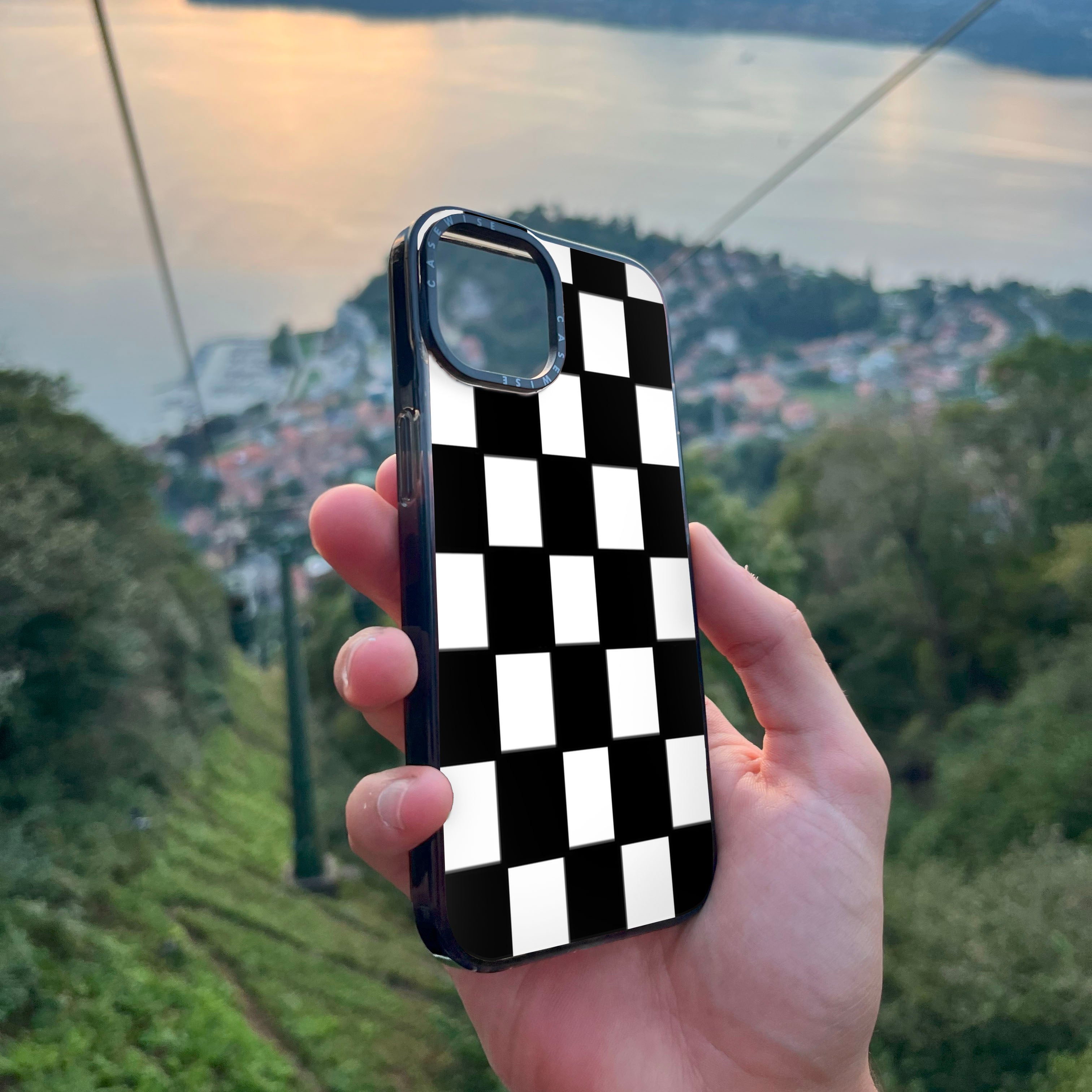 Wzór szachownica - Etui