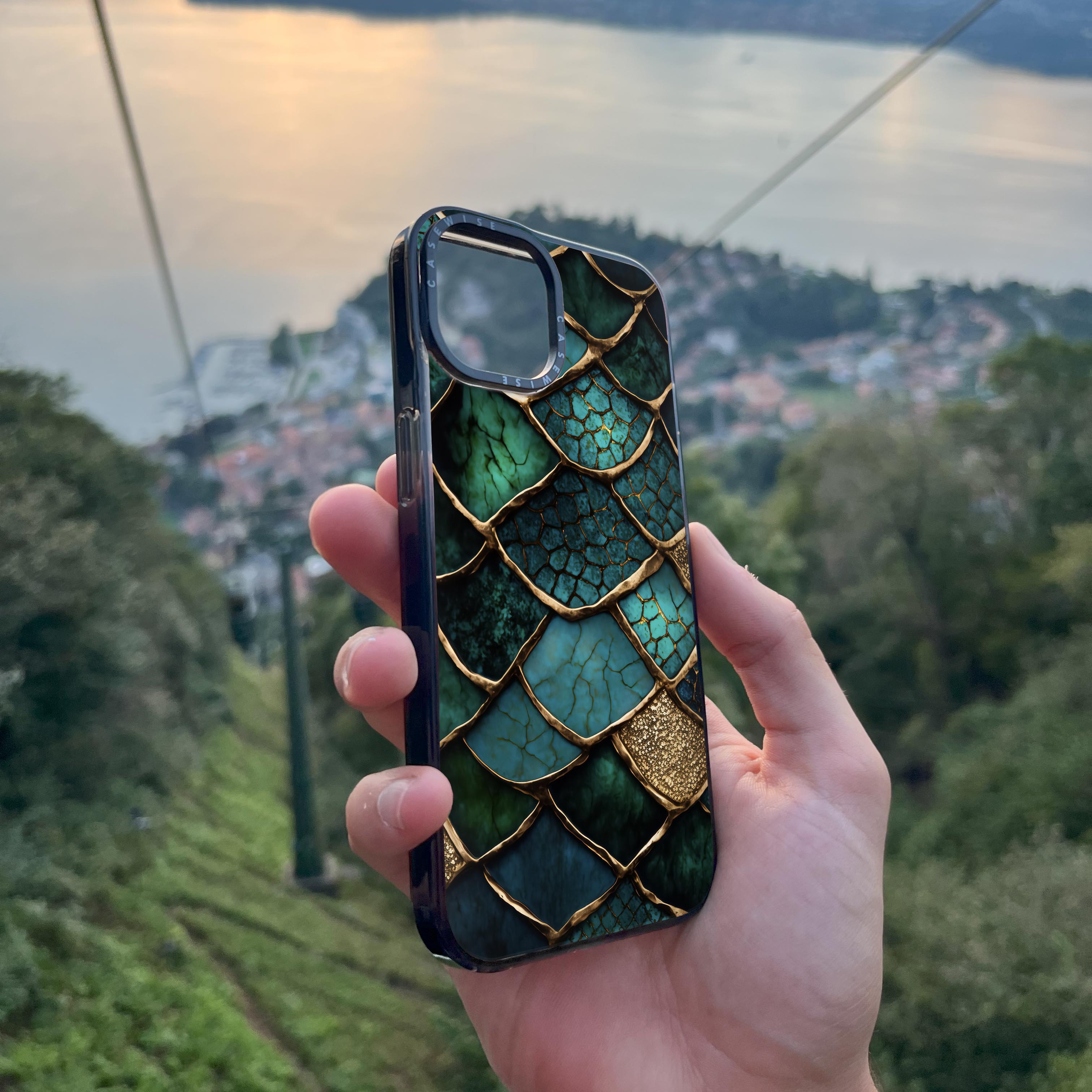 Dragon Skin Kintsugi Art - Etui