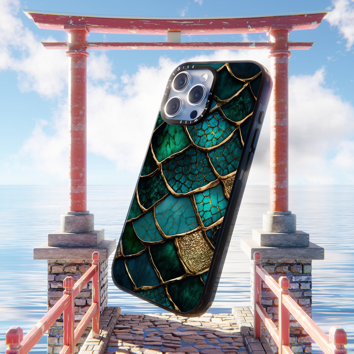 Dragon Skin Kintsugi Art - Etui