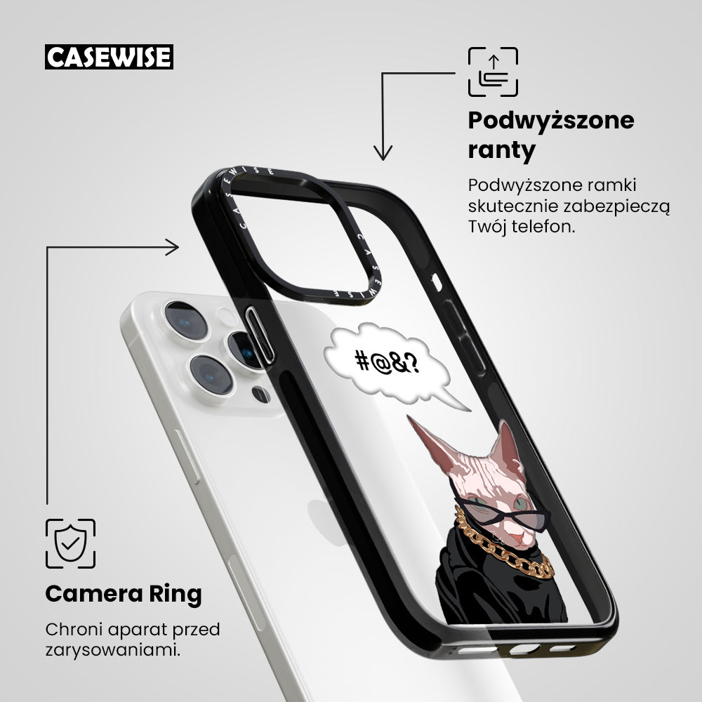 Sfinks w okularach z tajemniczymi symbolami #@&? - Etui