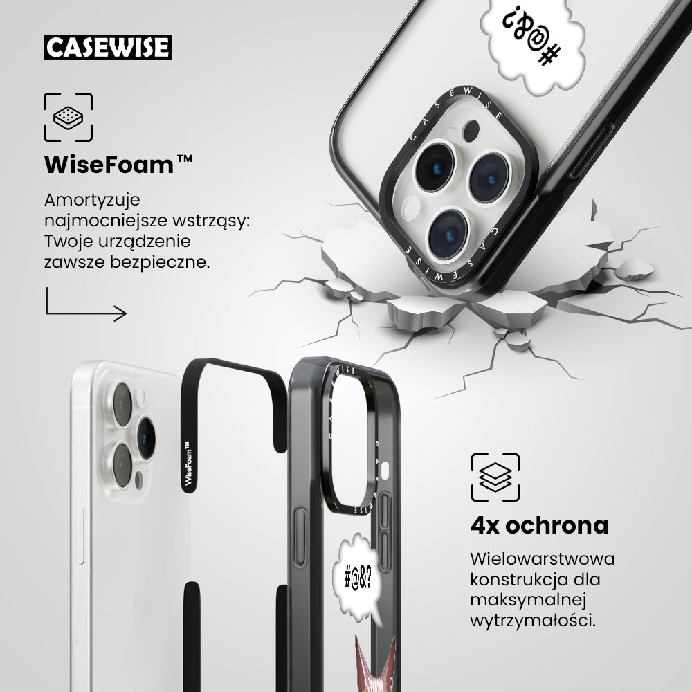 Sfinks w okularach z tajemniczymi symbolami #@&? - Etui