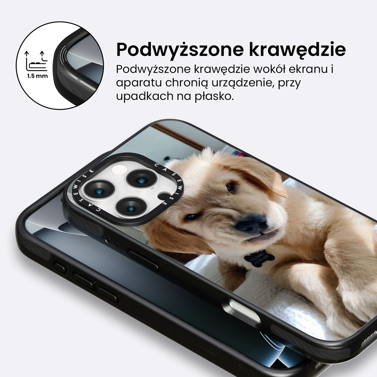 Zdenerwowany piesek - Etui
