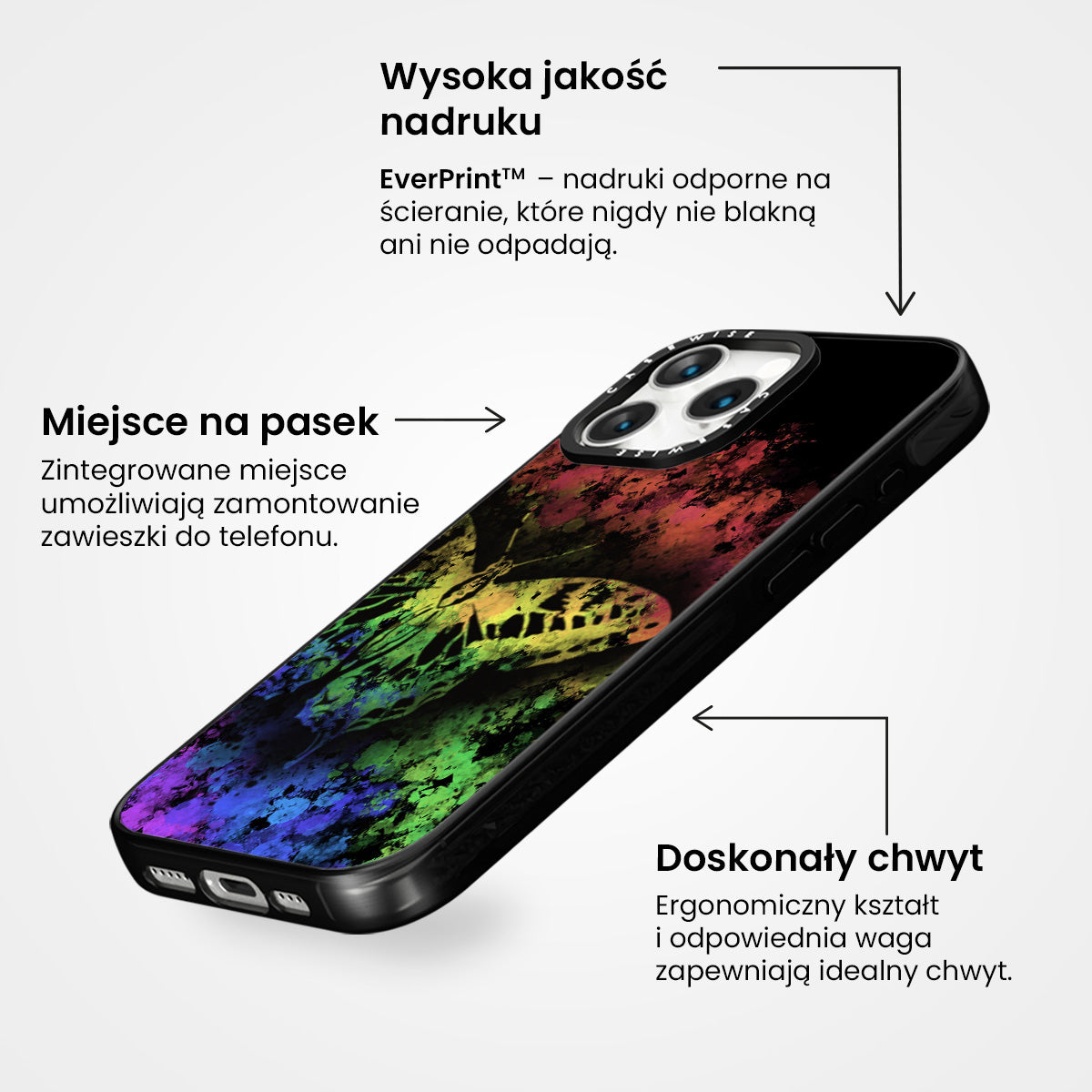 Motyl Tęczowy - Etui