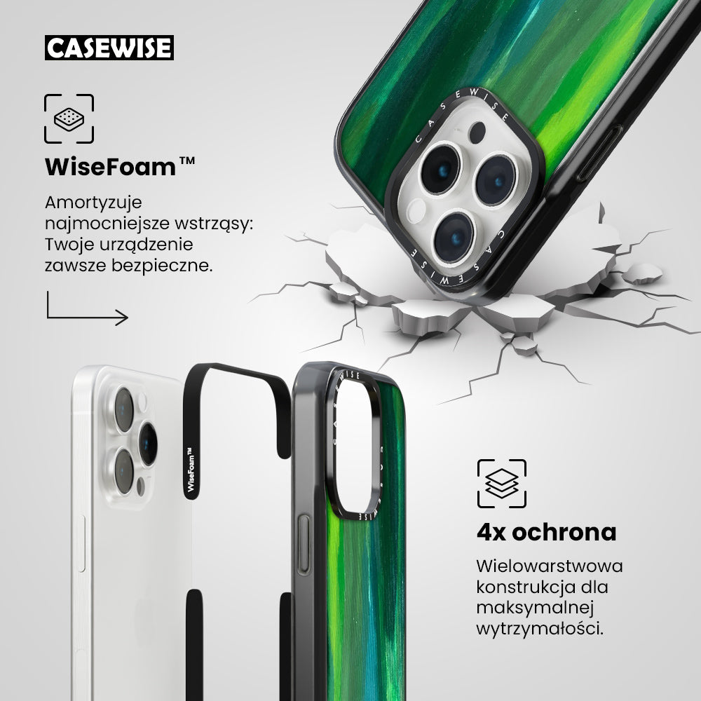 Zielona abstrakcja - Etui