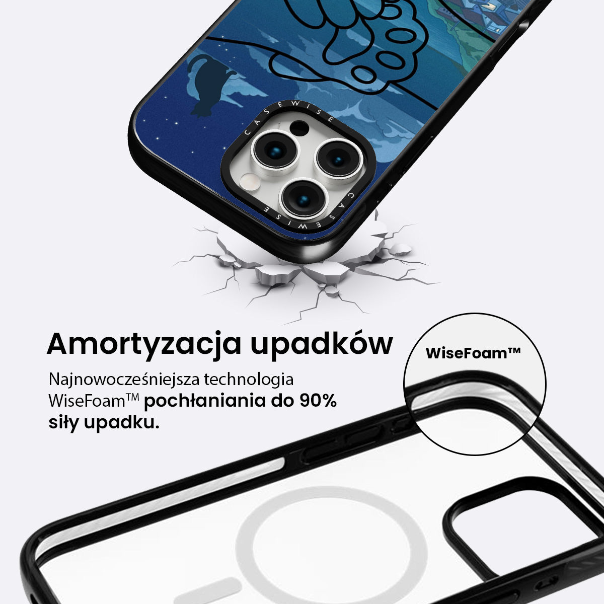 Miłość kota na zawsze w nocy - Etui